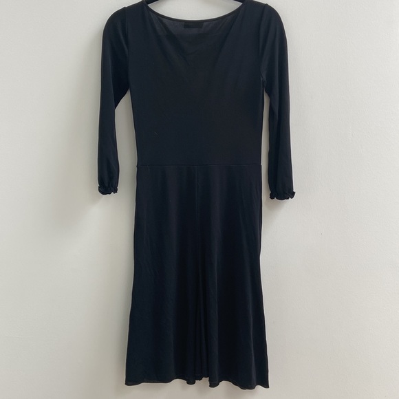 Moschino 3/4 Sleeve Black Dress. - Picture 5 of 8